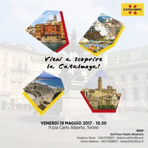 La Catalunya approda a Torino dal 19 al 21 Maggio